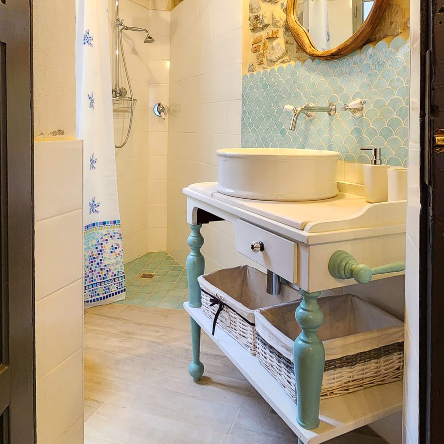 Suvereto Tuscany Monastery apartment bathroom
