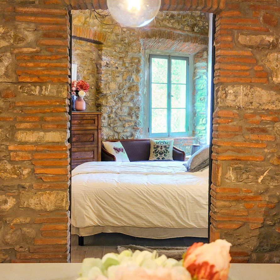 Suvereto Tuscany Monastery apartment bedroom